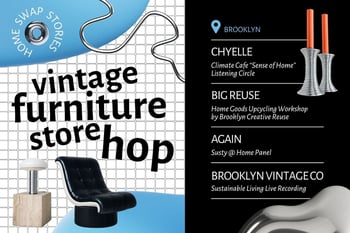 Vintage Furniture Store Hop by Home Swap Stories