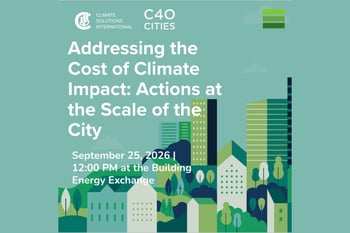 Addressing the Cost of Climate Impact: Actions at the Scale of the City