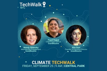 Climate TechWalk | NYC, 9/25 w/ GrandResolve