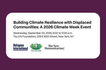 Building Climate Resilience with Displaced Communities