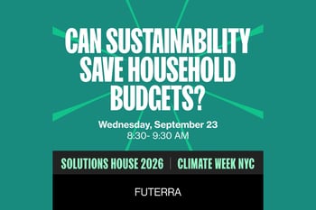 Can sustainability save household budgets?
