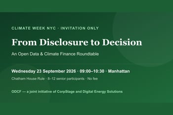 Open Data and Climate Finance: Making Climate Data Usable in Credit Decisions, or Financing the Transition: Interoperable Data for Project and Resource Finance.