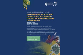Extreme Heat, Health and Climate Justice: Women-Led Solutions for Resilient Communities
