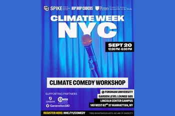 Climate Comedy Workshop & Showcase