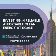 Investing in Reliable, Affordable Clean Energy at Scale