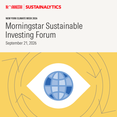 Morningstar Sustainalytics Sustainable Investing Forum