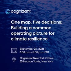 One Map, Five Decisions: Building a Common Operating Picture for Climate Resilience