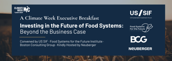 Investing in the Future of Food Systems: Beyond the Business Case