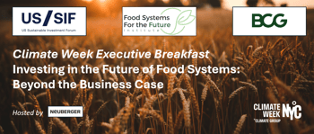 Investing in the Future of Food Systems: Beyond the Business Case