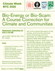 Bio-Energy or Bio-Scam: A Course Correction for Climate and Communities