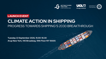 Climate Action in Shipping – Progress towards shipping’s 2023 breakthrough report launch