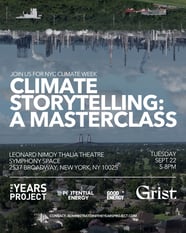 CLIMATE STORYTELLING: A MASTERCLASS