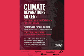 Climate Reparations Mixer - Connections and Visions for the Future