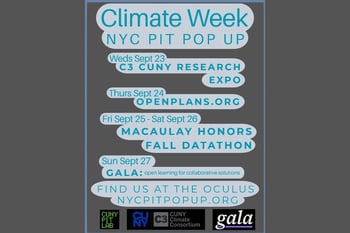 Climate Week at NYC PIT Pop Up