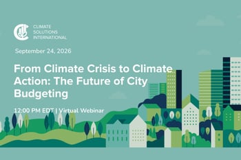 From Climate Crisis to Climate Action: The Future of City Budgeting