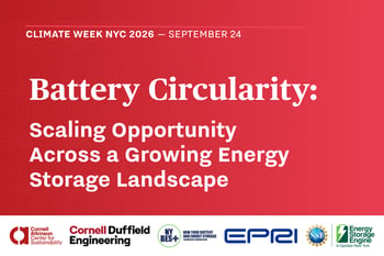Battery Circularity: Scaling Opportunity Across a Growing Energy Storage Landscape