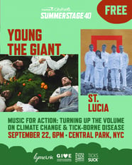Capital One City Parks Foundation SummerStage Presents: Music against climate change & tick-borne disease