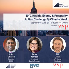 AEG NYC Health, Energy & Prosperity Action Challenge @ Climate Week NYC