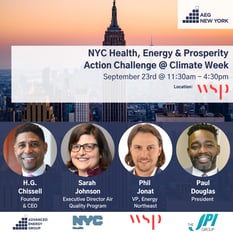 AEG NYC Health, Energy & Prosperity Action Challenge @ Climate Week NYC