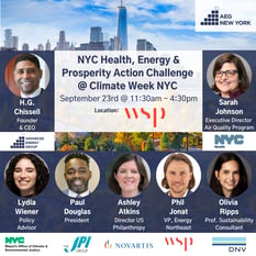 AEG NYC Health, Energy & Prosperity Action Challenge @ Climate Week NYC