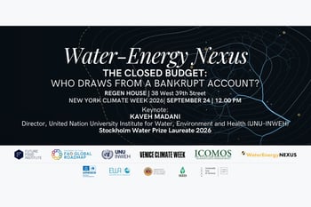 WATER–ENERGY NEXUS The Closed Budget: Who Draws From a Bankrupt Account?