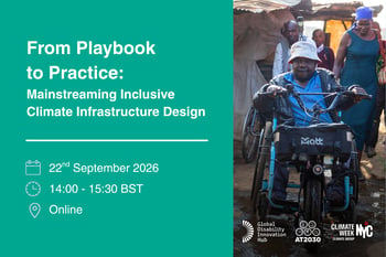 From Playbook to Practice: Mainstreaming Inclusive Climate Infrastructure Design