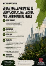 Subnational Approaches to Biodiversity, Climate Action, and Environmental Justice from U.S. and China Perspectives