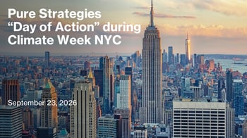 Pure Strategies “Day of Action” during Climate Week NYC