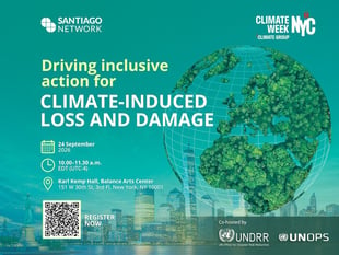 Driving inclusive action for climate-induced loss and damage