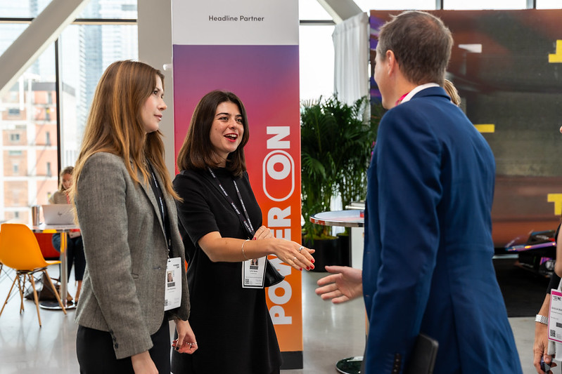 Climate Group partnerships team meet with businesses at the Opening Ceremony of Climate Week NYC