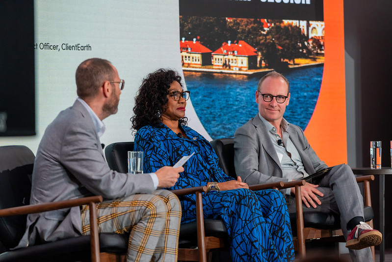 Greenpeace's Mads Christensen at the Climate Week NYC Main Program