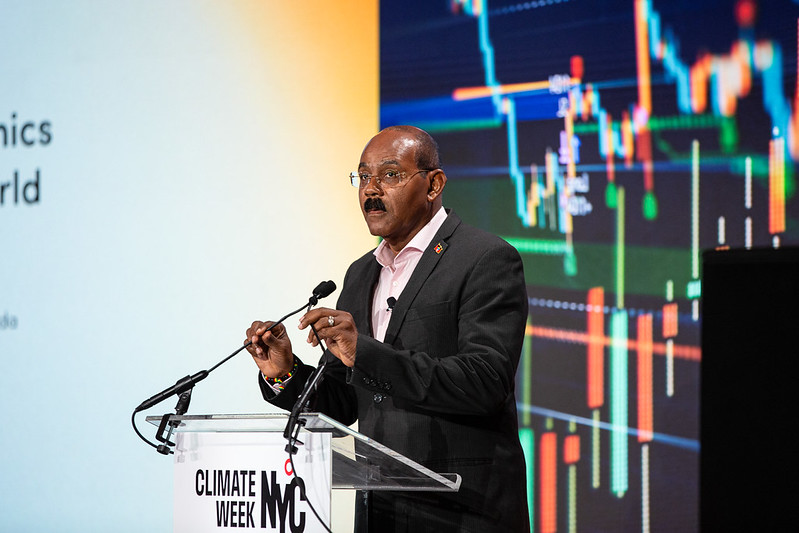 Antigua and Barbuda PM Hon. Gaston Browne at the Opening Ceremony last year