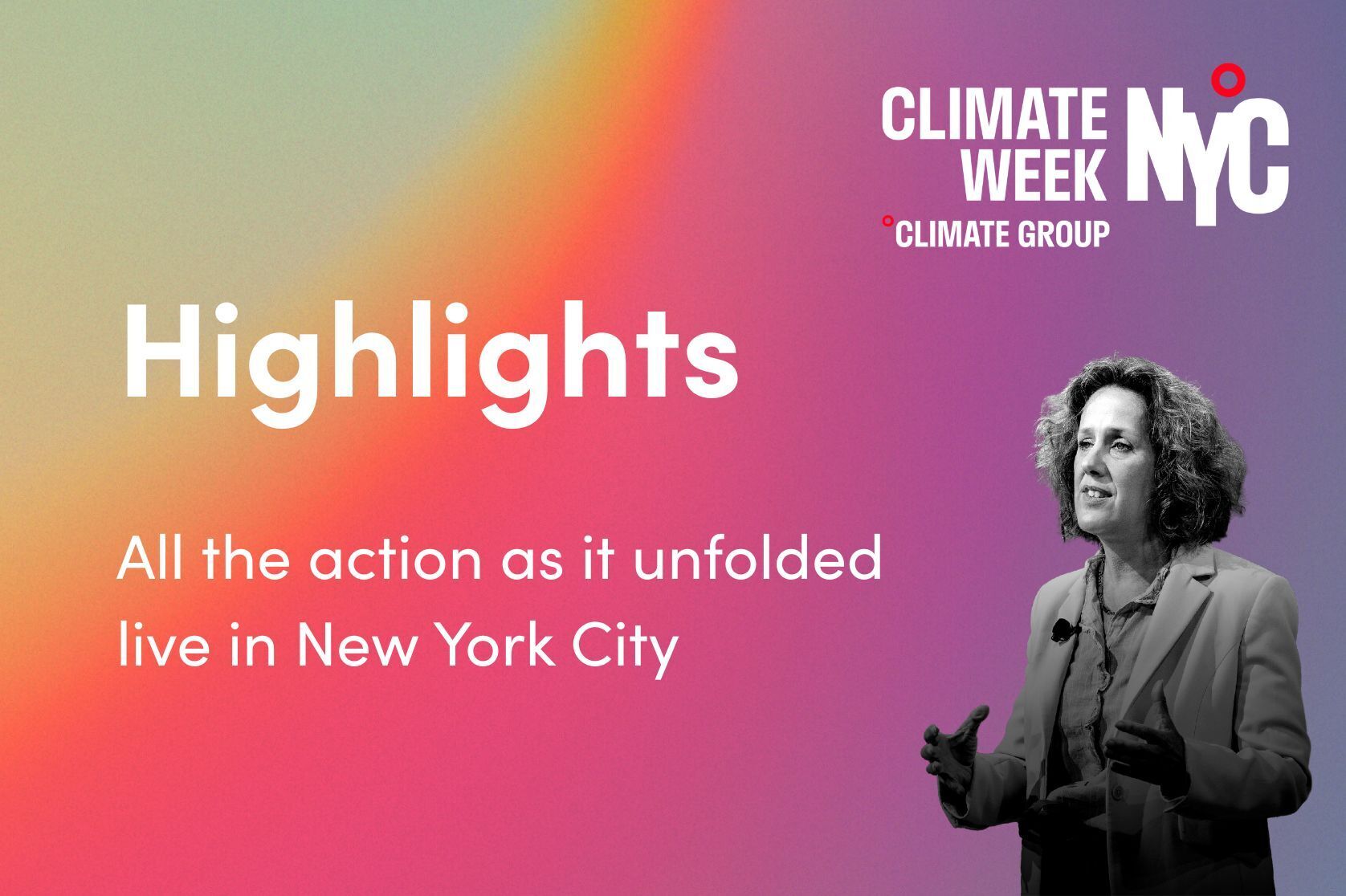 Highlights: Climate Week NYC 2025