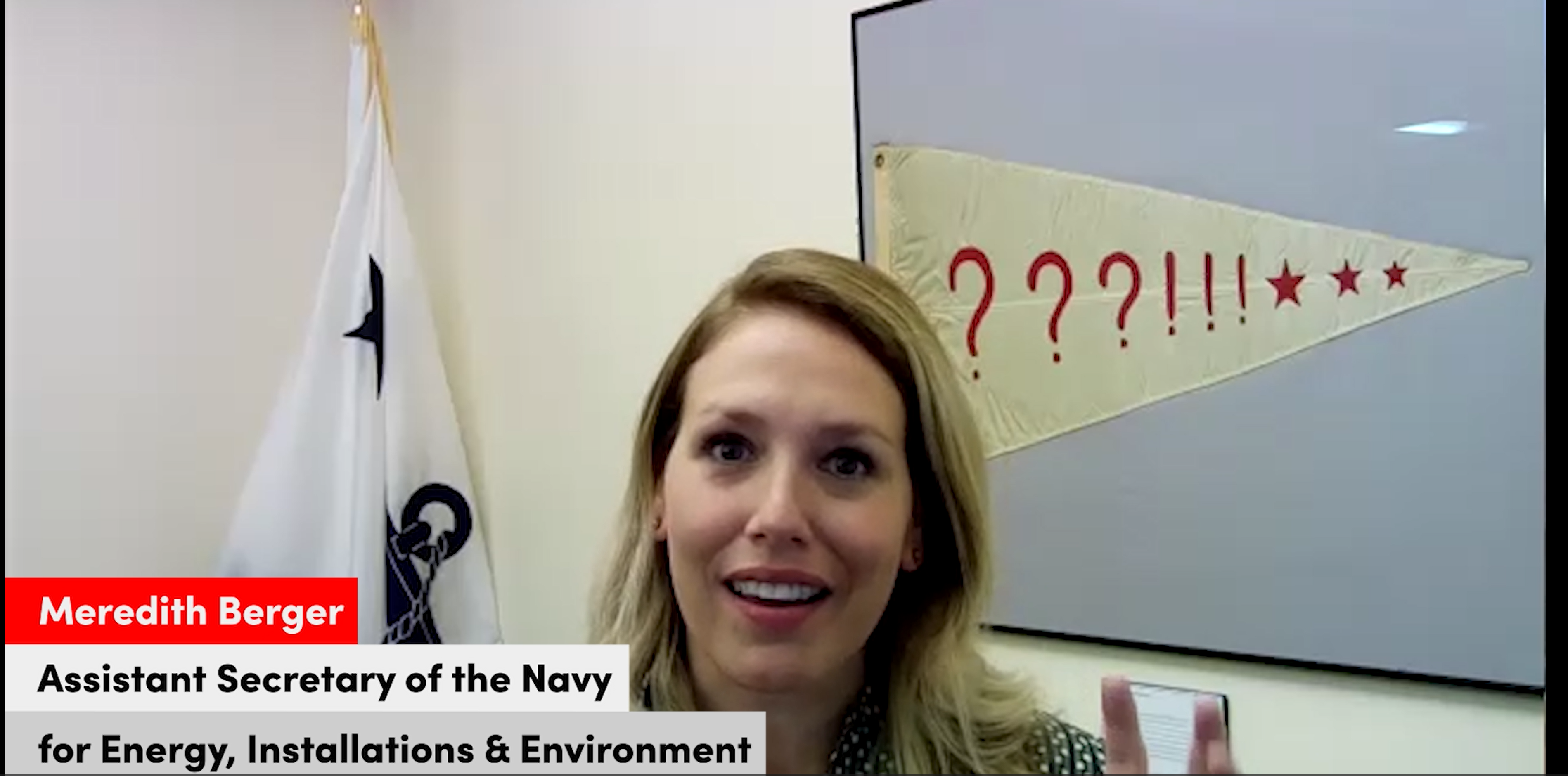 Assistant Secretary Berger on the US Navy's aim to protect our natural environment