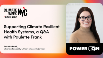 Supporting Climate Resilient Health Systems, a Q&A with Paulette Frank