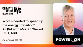 What’s needed to speed up the energy transition? Q&A with ABB CEO Morten Wierod