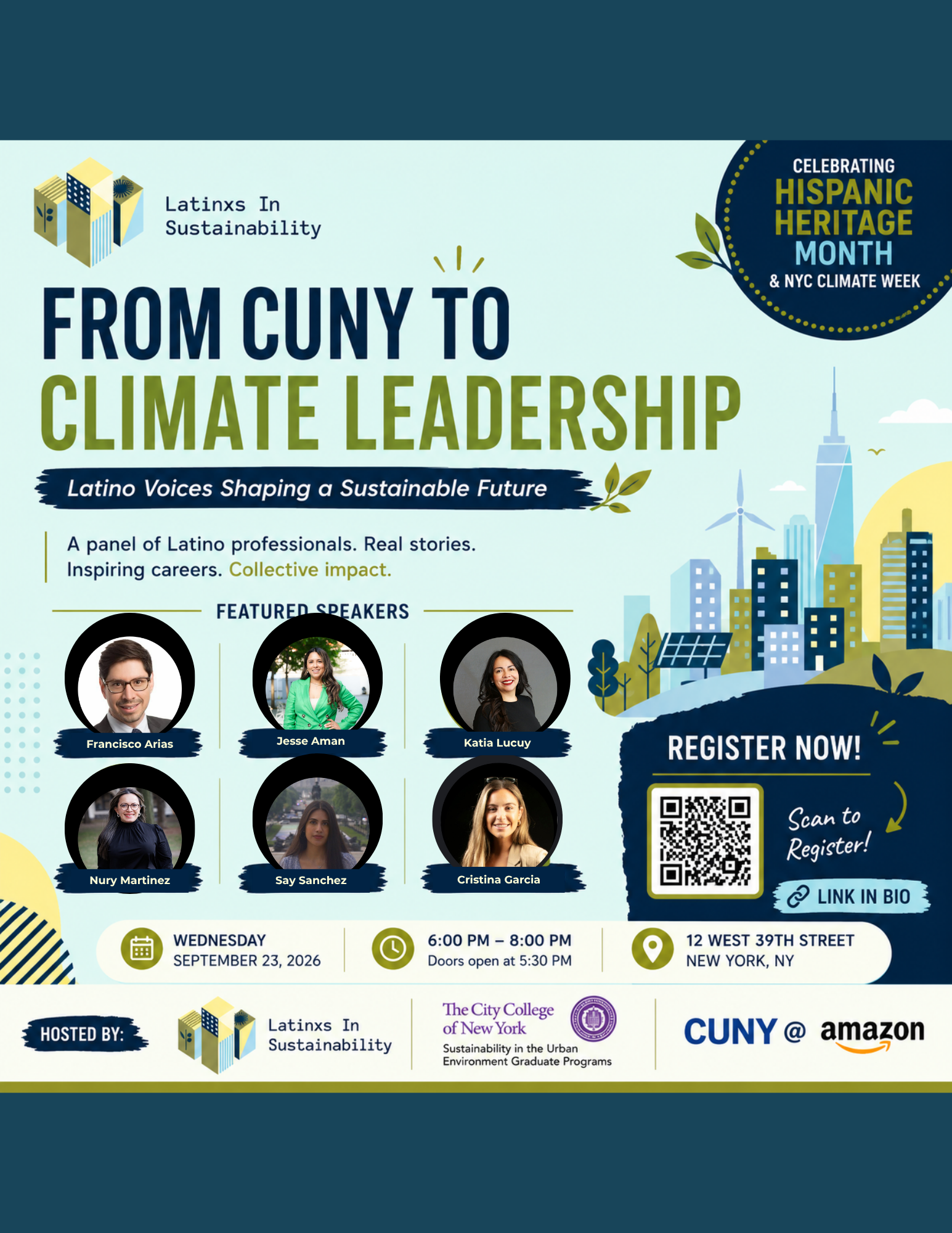 From CUNY to Climate Leadership: Latino Voices Shaping a Sustainable Future