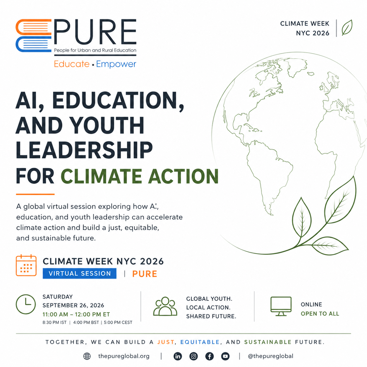 AI, Education & Youth Leadership: Empowering the Next Generation for Climate Action