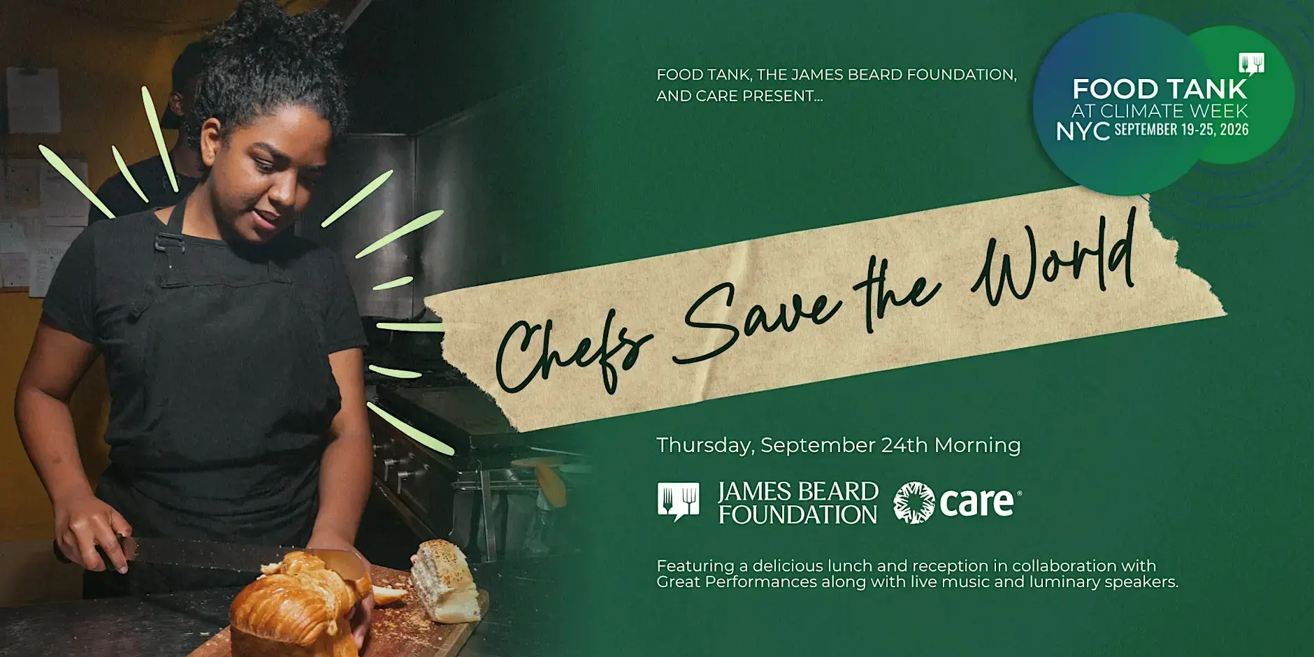 Food Tank at Climate Week NYC: Chefs Save the World
