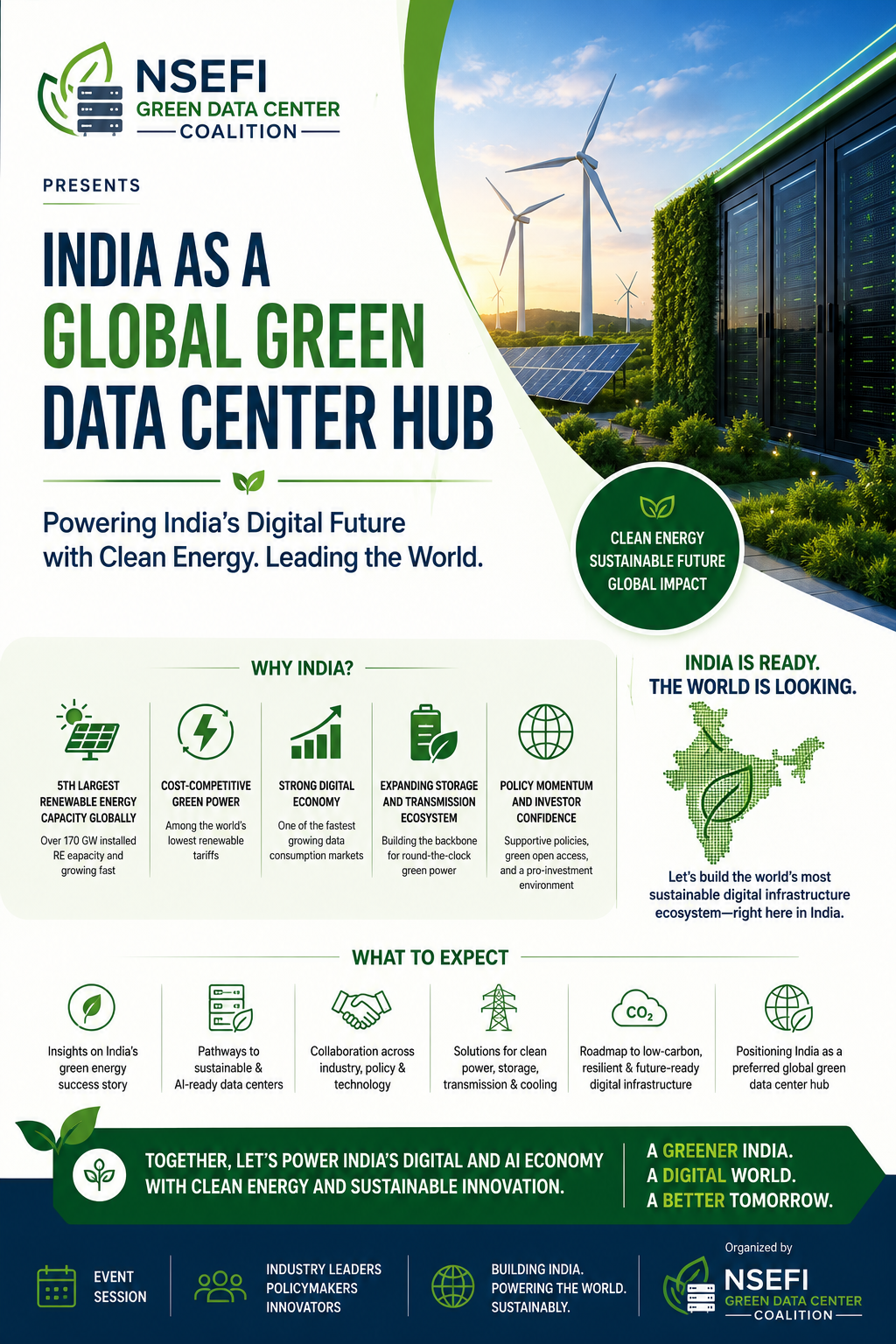 India as Global Green Data Center Hub