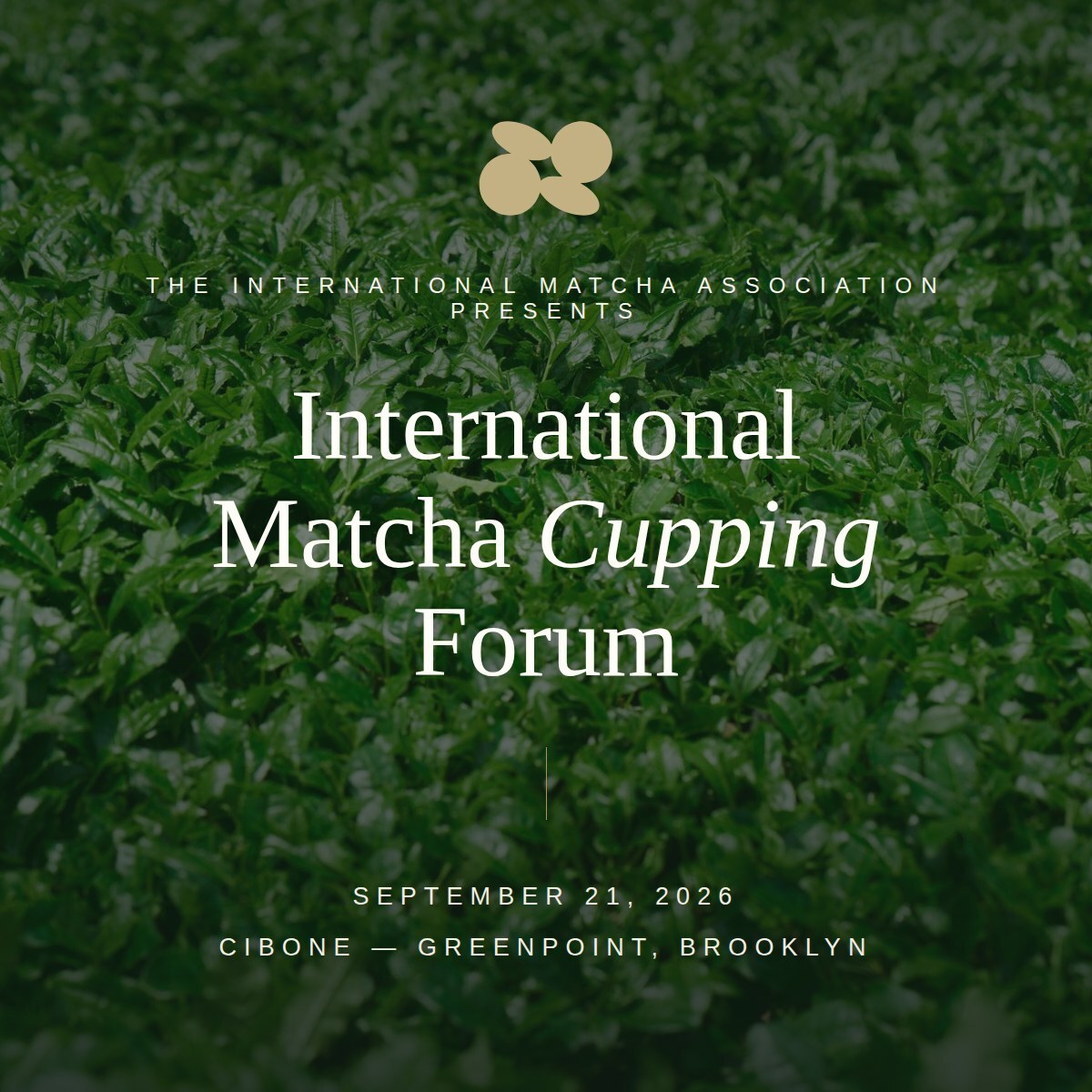 International Matcha Cupping Forum (Invitation Only)