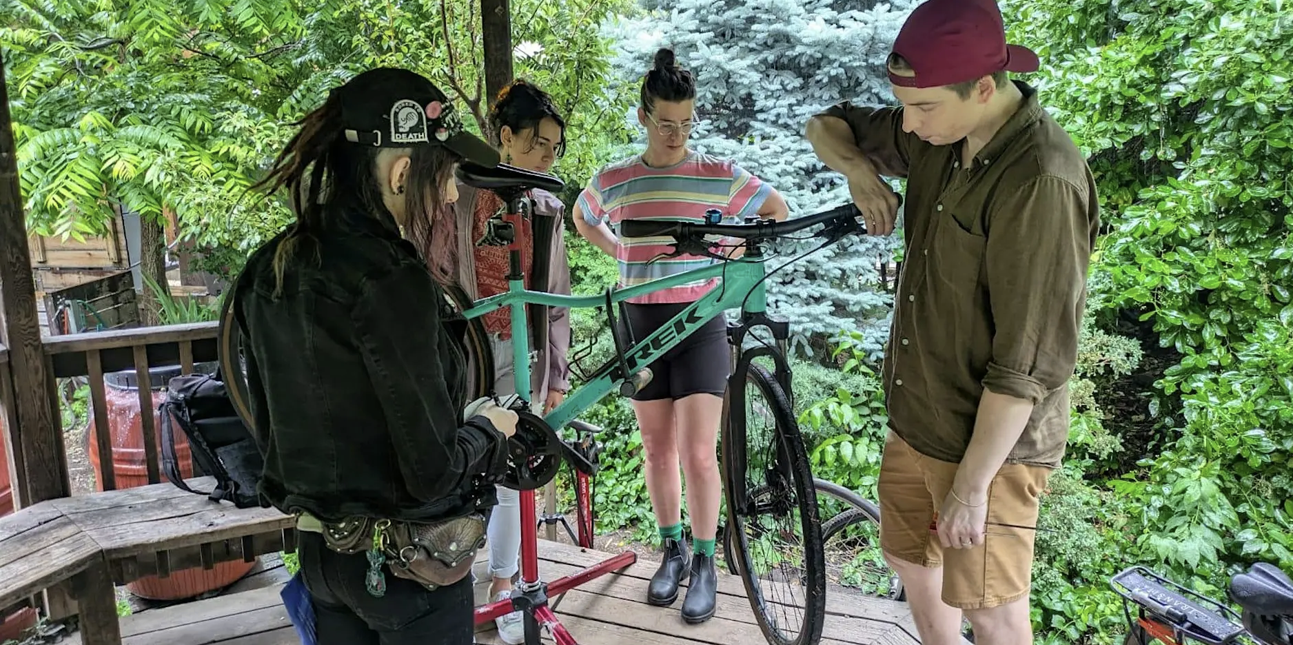 Outdoor Bike Repair Class