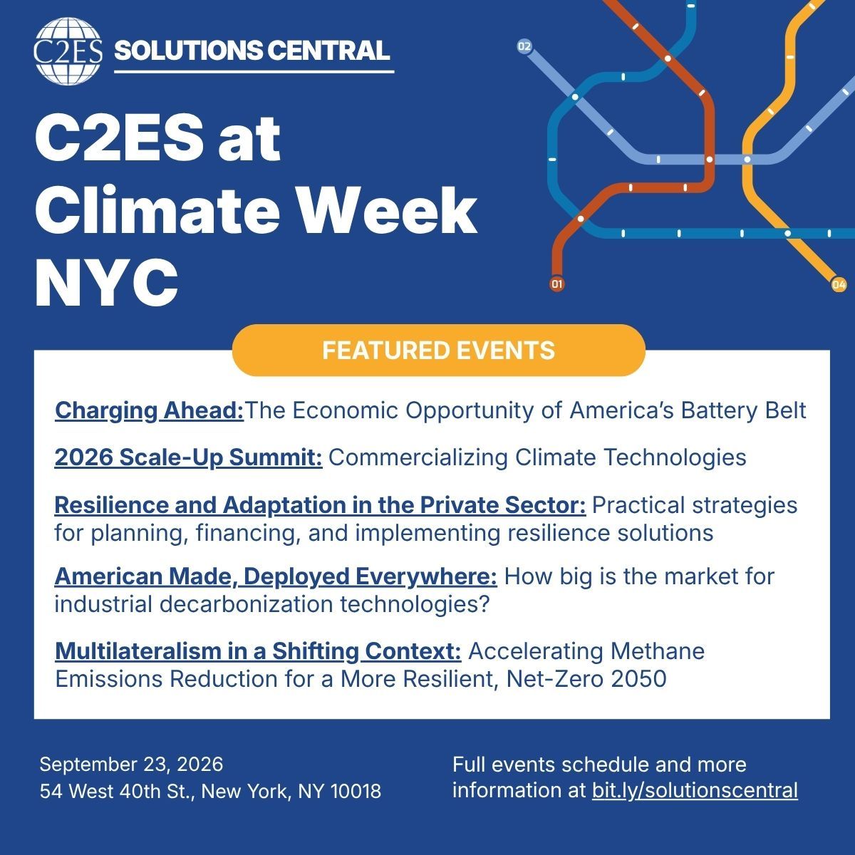 Solutions Central: The Hub for C2ES Events
