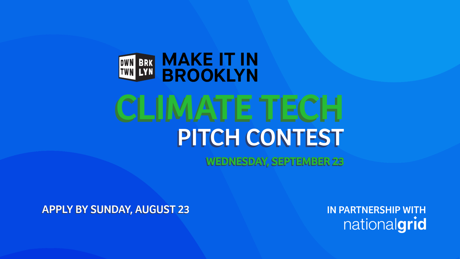 Make It in Brooklyn Climate Tech Pitch Contest
