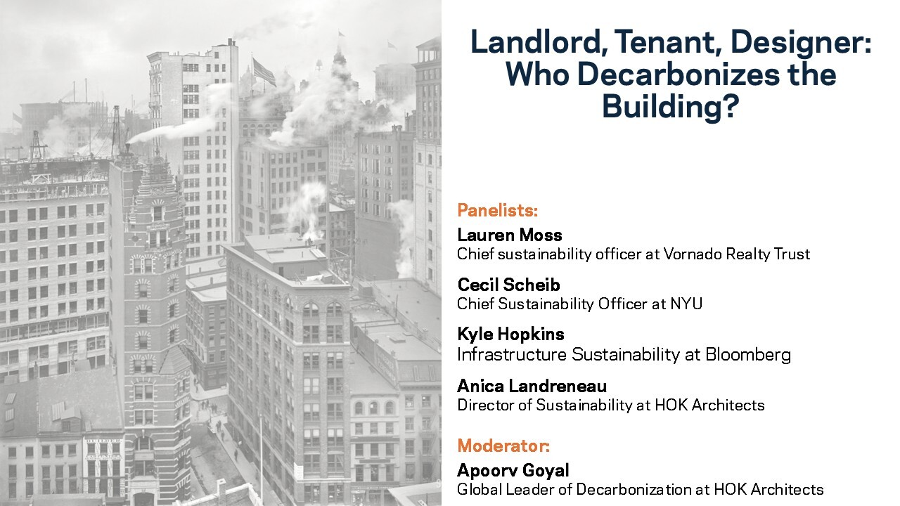Landlord, Tenant, Designer: Who Decarbonizes the Building?