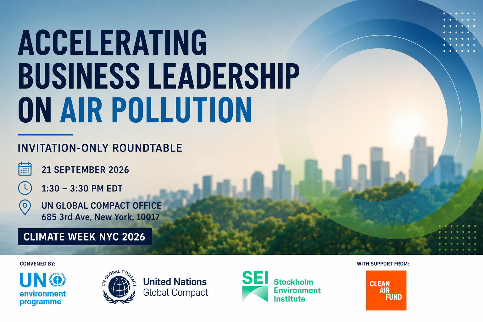 Accelerating Business Leadership on Air Pollution