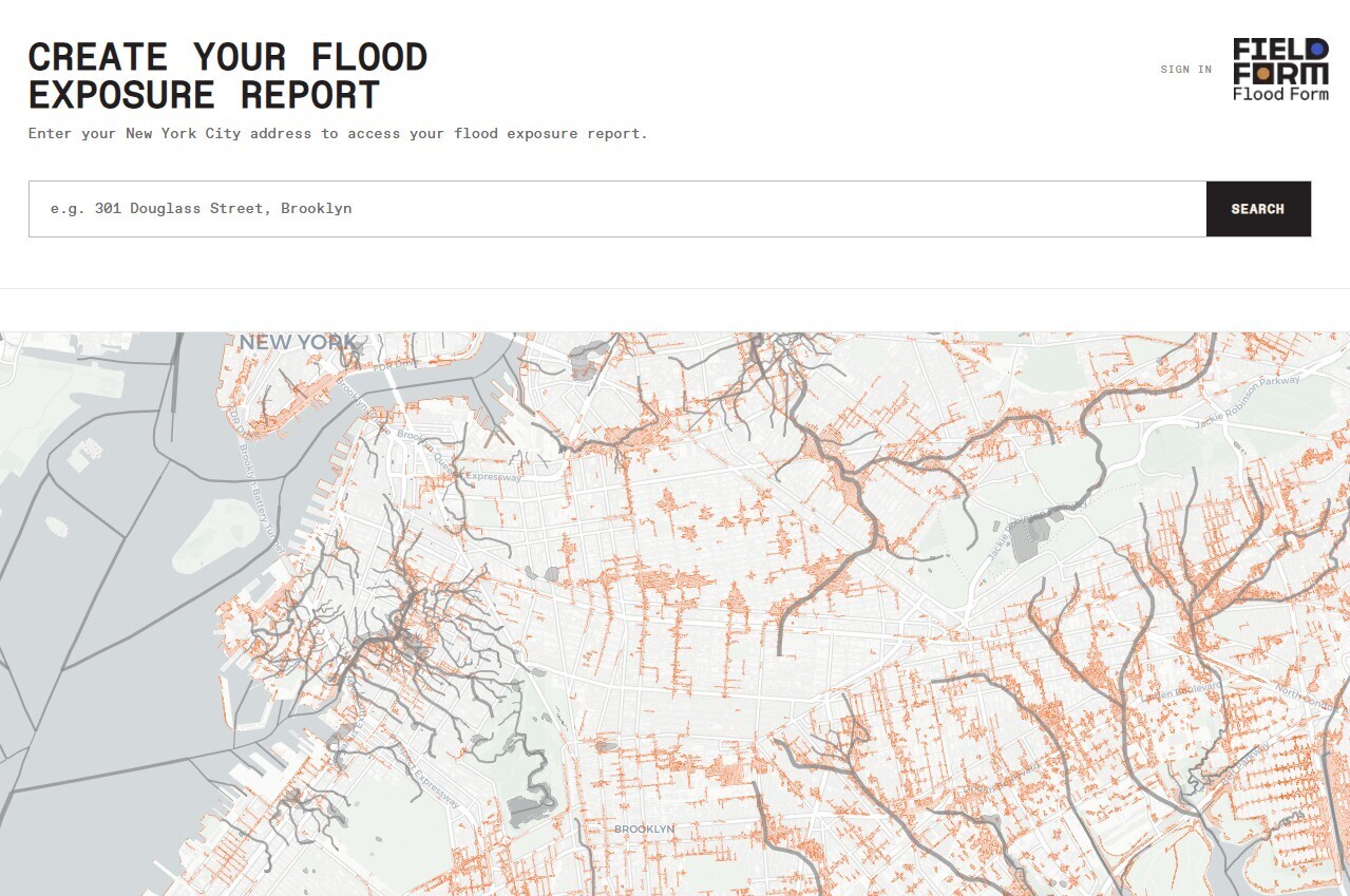 Flood Form NYC Stormwater Resilience Platform Release