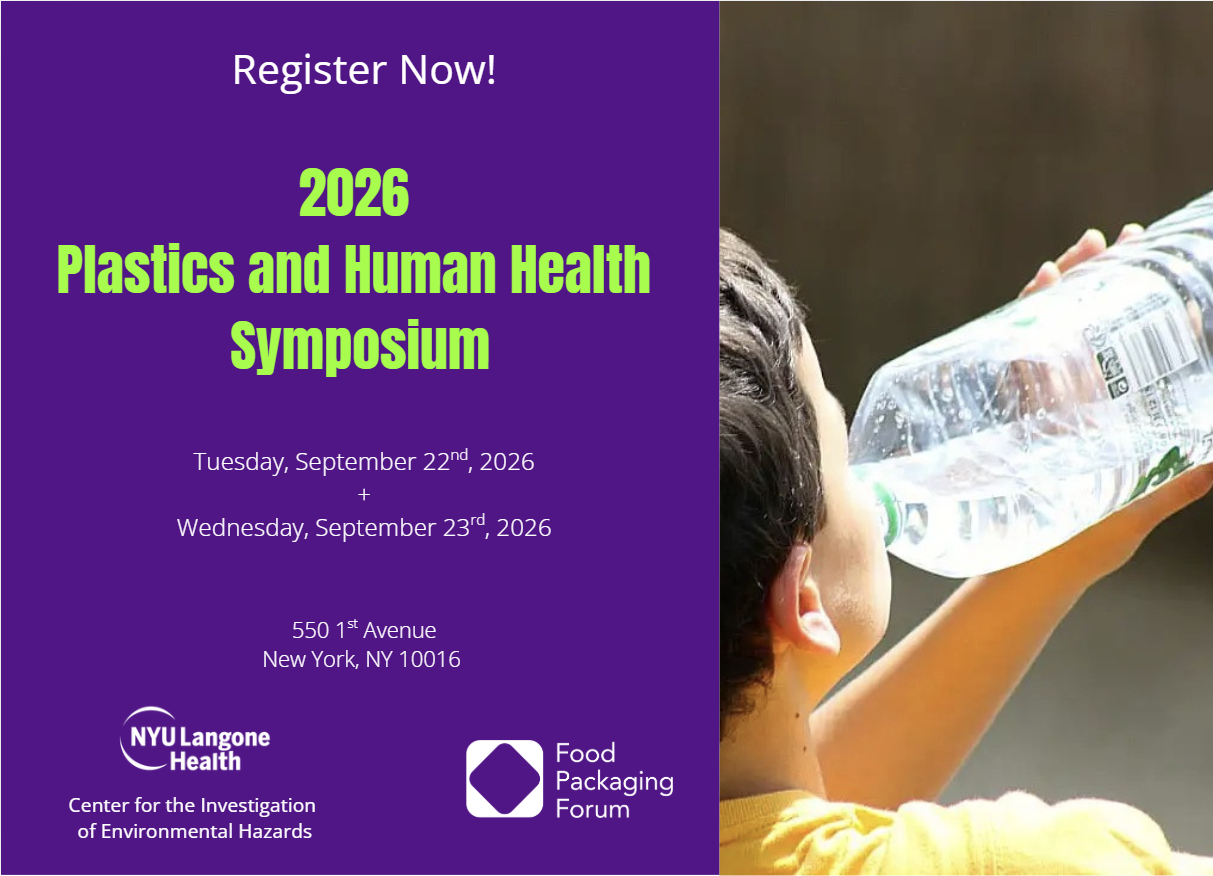 NYU Langone Plastics and Human Health Symposium