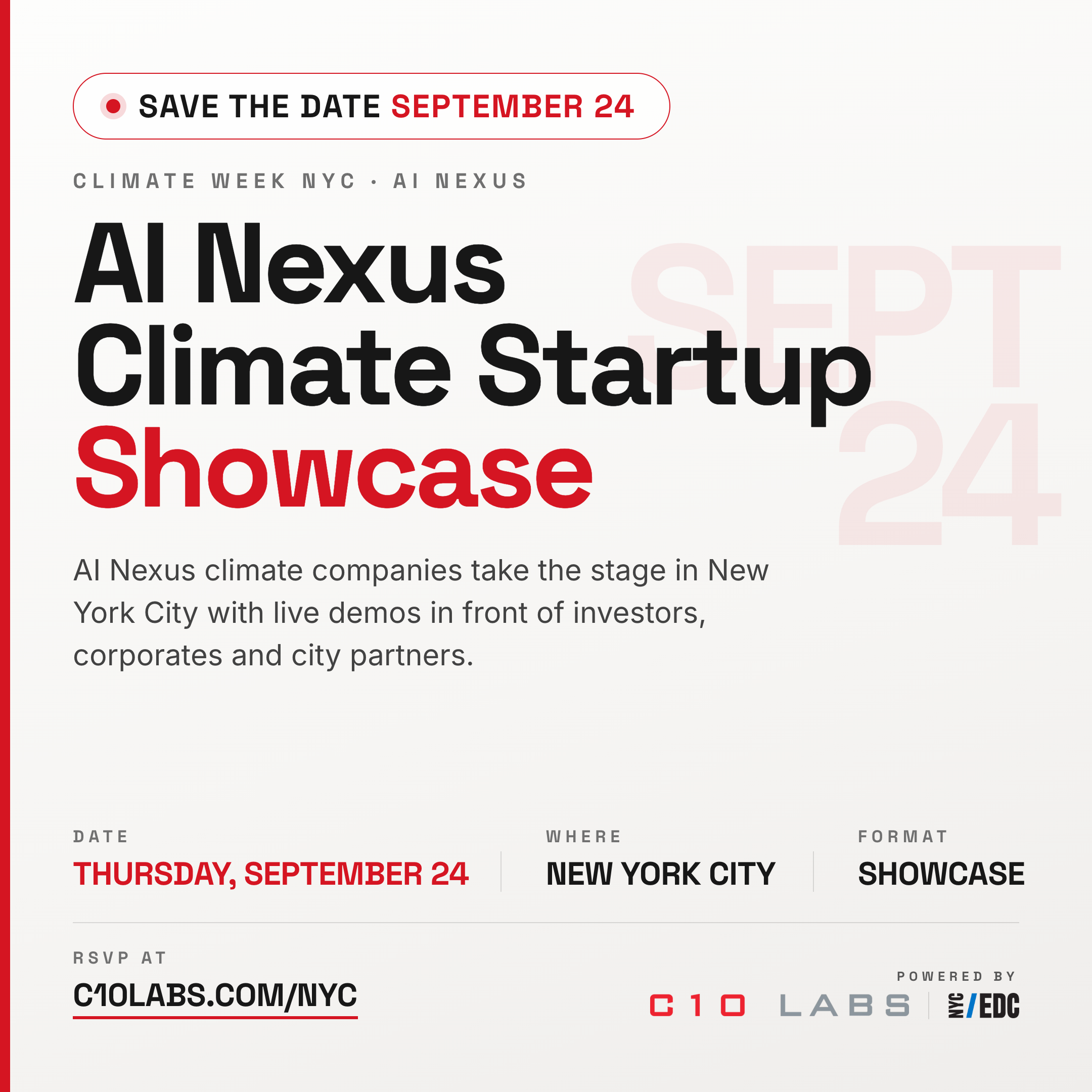 AI Nexus - Climate Startup Showcase