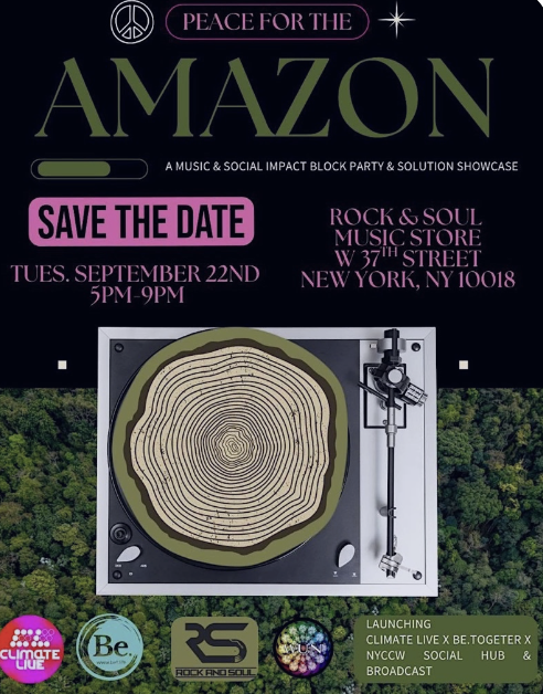 Peace for the Amazon: A Music and Social Impact Block Party and Solutions Showcase